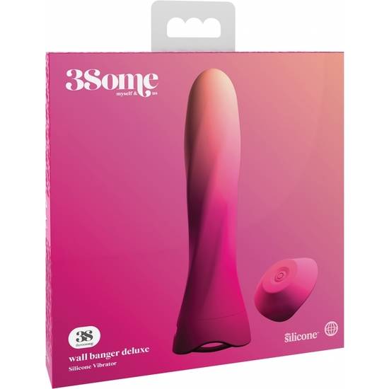 3SOME - TRIPLE SENSACION - ROSA - Vibrador Pene Vibrador - Sex Shop ARTICULOS EROTICOS