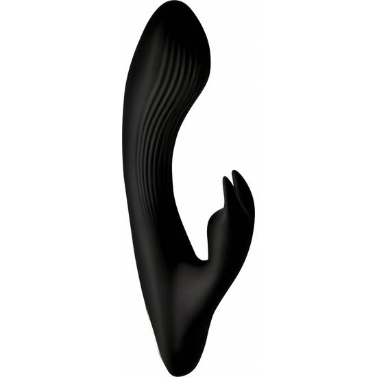 7X BENDABLE RABBIT VIBRADOR DE SILICONA -NEGRO - Estimuladores Mariposas y Conejitos - Sex Shop ARTICULOS EROTICOS