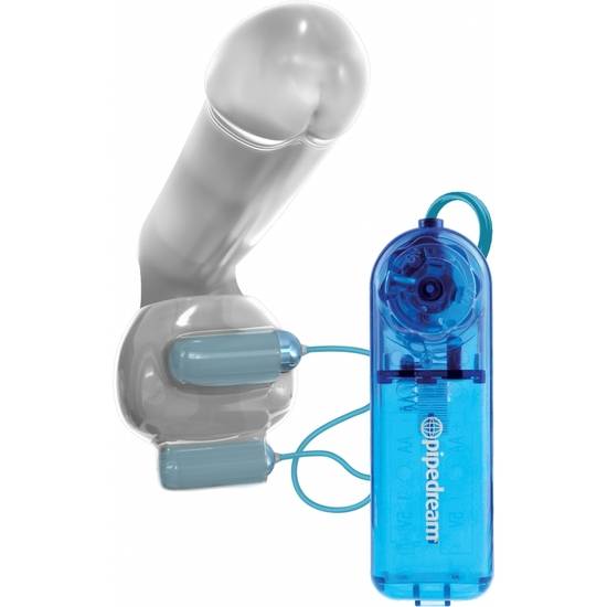 CLASSIX - ESTIMULACION DOBLE (AZUL , TRANSPARENTE) - Juguetes Sexuales Vibradores Varios - Sex Shop ARTICULOS EROTICOS