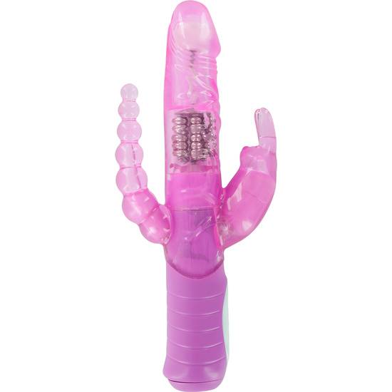 CONEJITO PLACER DUAL ROSA - Estimuladores Mariposas y Conejitos - Sex Shop ARTICULOS EROTICOS