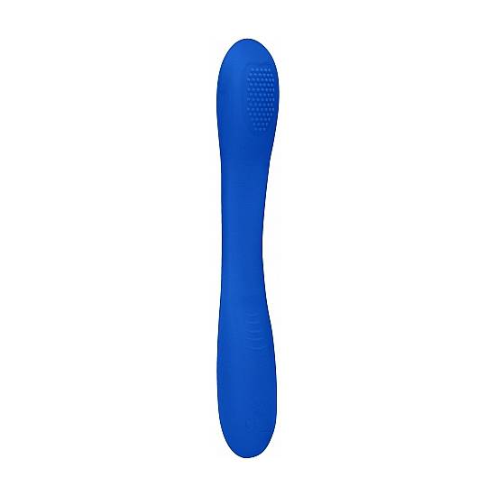 DOBLE PENETRACION VIBRADOR FLEX AZUL - Juguetes Sexuales Vibradores Doble - Sex Shop ARTICULOS EROTICOS