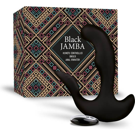 FEELZTOYS - JAMBA VIBRADOR ANAL NEGRO - Juguetes Sexuales Anal Vibrador - Sex Shop ARTICULOS EROTICOS
