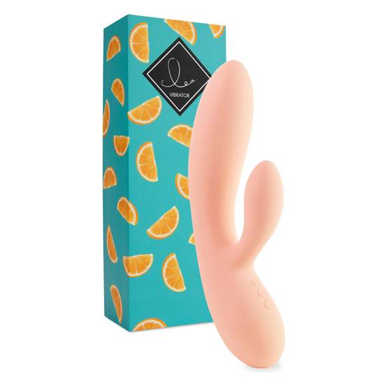 FEELZTOYS - LEA RABBIT VIBRADOR CITRUS - Juguetes Sexuales Vibradores Doble - Sex Shop ARTICULOS EROTICOS