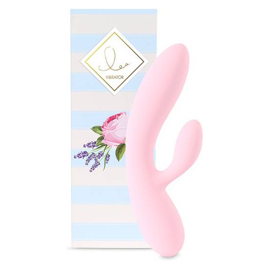 FEELZTOYS - LEA RABBIT VIBRADOR ROSA SUAVE - Juguetes Sexuales Vibradores Doble - Sex Shop ARTICULOS EROTICOS