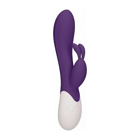 FLAME - VIBRADOR CONEJITO CON CALOR - MORADO - Estimuladores Mariposas y Conejitos - Sex Shop ARTICULOS EROTICOS