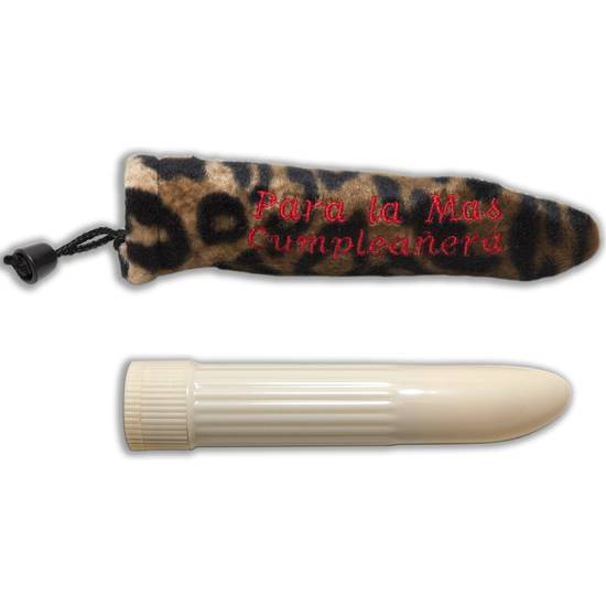 FUNDA TIGRE + VIBRADOR  PARA LA MÁS CUMPLEAÑERA - Juguetes Sexuales Vibradores - Sex Shop ARTICULOS EROTICOS