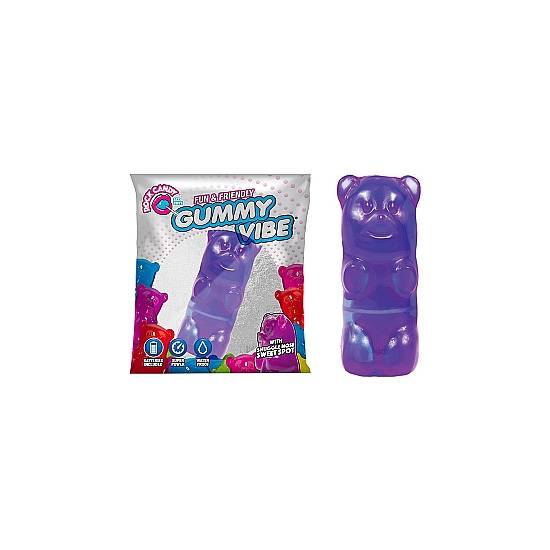 GUMMY VIBES OSITO VIBRADOR - MORADO - Juguetes Sexuales Vibradores Discretos - Sex Shop ARTICULOS EROTICOS