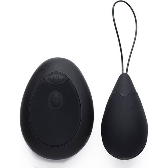 HUEVO VIBRADOR DE SILICONA 10X - NEGRO - Juguetes Sexuales Huevos Vibradores - Sex Shop ARTICULOS EROTICOS