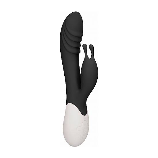 IGNITE - VIBRADOR RAMPANTE CON CALOR - NEGRO - Estimuladores Mariposas y Conejitos - Sex Shop ARTICULOS EROTICOS