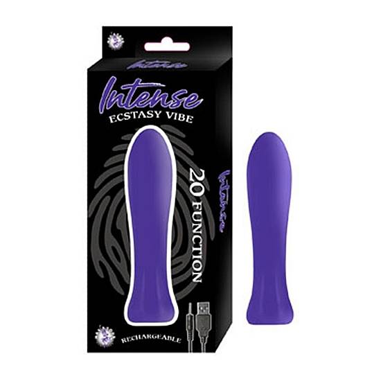 INTENSE ECSTASY  VIBRADOR DE SILICONA - MORADO - Juguetes Sexuales Vibradores Varios - Sex Shop ARTICULOS EROTICOS