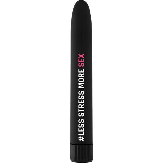 #LESSSTRESSMORESEX - VIBRADOR  NEGRO - Juguetes Sexuales Vibradores Balas - Sex Shop ARTICULOS EROTICOS