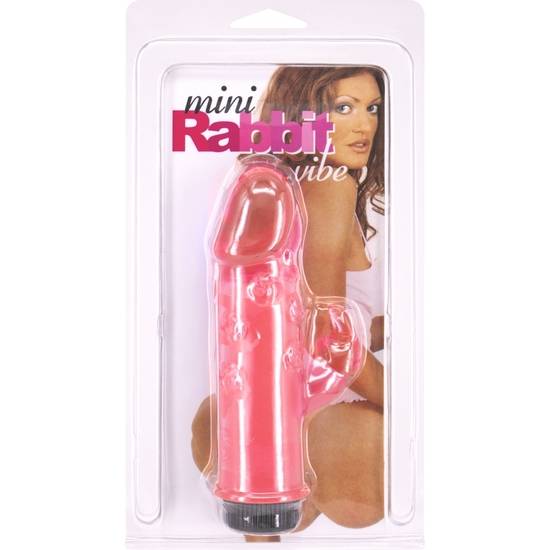MINI RABBIT VIBRADOR VIBE - ROSA - Estimuladores Mariposas y Conejitos - Sex Shop ARTICULOS EROTICOS