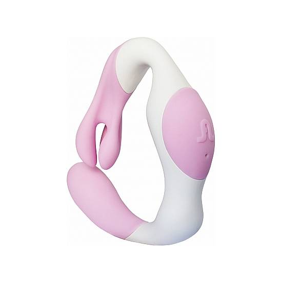 O VENUS VIBRADOR - BLANCO/ROSA - Juguetes Sexuales Estimuladores Clitoris - Sex Shop ARTICULOS EROTICOS