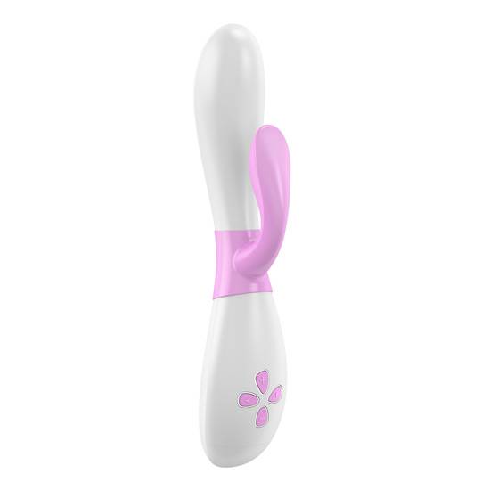 OVO K2 VIBRADOR CONEJITO BLANCO/ROSA - Estimuladores Mariposas y Conejitos - Sex Shop ARTICULOS EROTICOS