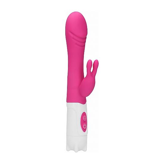RABBIT VIBRADOR RAMPANTE - ROSA - Estimuladores Mariposas y Conejitos - Sex Shop ARTICULOS EROTICOS