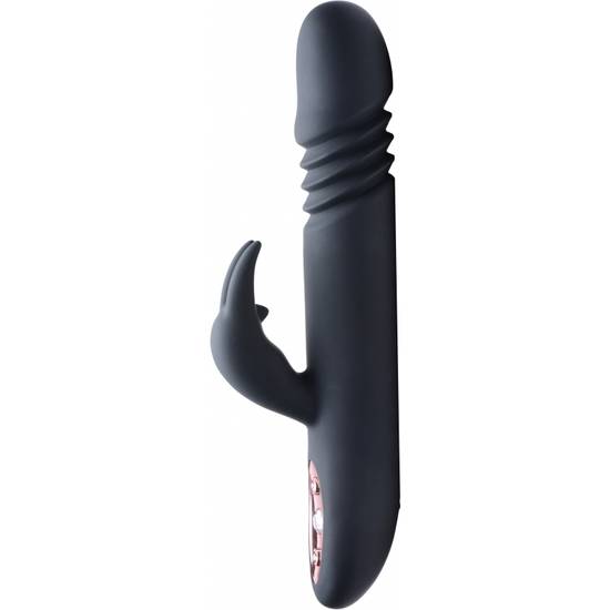 ROYAL RABBITS BUNNY THRUST - VIBRADOR RAMPANTE 10 VELOCIDADES - NEGRO - Estimuladores Mariposas y Conejitos - Sex Shop ARTICULOS EROTICOS