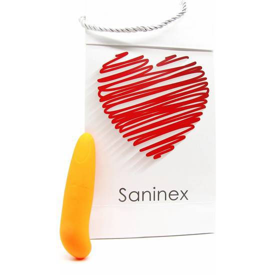 SANINEX MINI VIBRADOR MULTI EXCITING WOMAN COLOR NARANJA - Juguetes Sexuales Vibradores Discretos - Sex Shop ARTICULOS EROTICOS