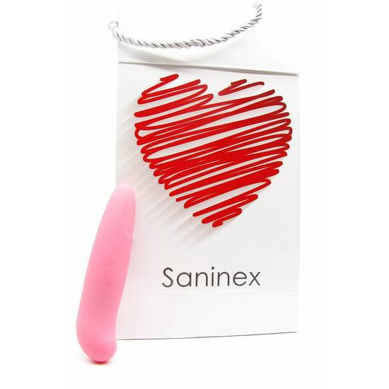 SANINEX MINI VIBRADOR MULTI EXCITING WOMAN COLOR ROSA - Juguetes Sexuales Vibradores Discretos - Sex Shop ARTICULOS EROTICOS