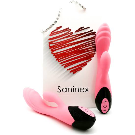 SANINEX SWAN - VIBRADOR PUNTO G & CLÍTORIS 10 VELOCIDADES - ROSA - Juguetes Sexuales Estimuladores Punto G- Sex Shop ARTICULOS EROTICOS