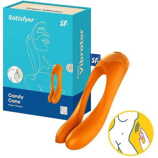 SATISFYER CANDY CANE - NARANJA - Juguetes Sexuales Estimuladores - Sex Shop ARTICULOS EROTICOS