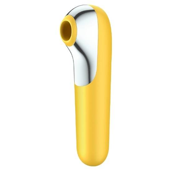 SATISFYER DUAL LOVE AMARILLO - Estimuladores Bomba Succionadora - Sex Shop ARTICULOS EROTICOS