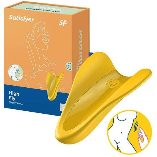 SATISFYER HIGH FLY - AMARILLO - Juguetes Sexuales Estimuladores - Sex Shop ARTICULOS EROTICOS