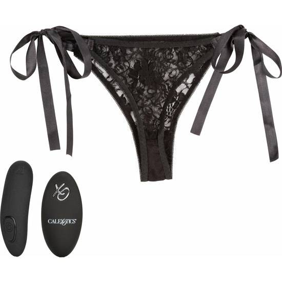 SET BALA CON CONTROL REMOTO Y TANGA - NEGRO - Vibradores con Control Remoto - Sex Shop ARTICULOS EROTICOS