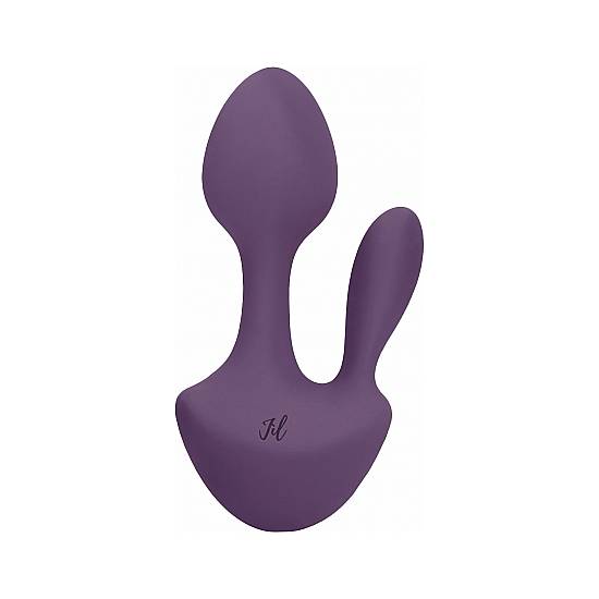 SOFIA - VIBRADOR DE SILICONA MORADO - Juguetes Sexuales Vibradores Doble - Sex Shop ARTICULOS EROTICOS