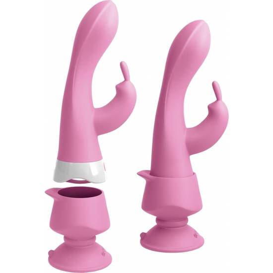 THREESOME - KIT RABBIT - ROSA - Estimuladores Mariposas y Conejitos - Sex Shop ARTICULOS EROTICOS