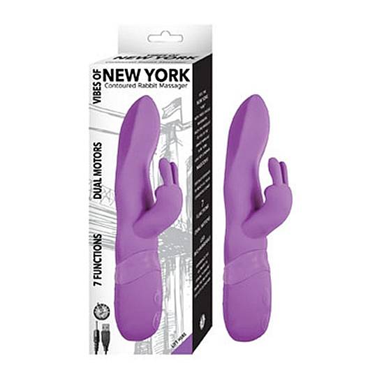 VIBES OF NEW YORK - MASAJEADOR RAMPANTE - MORADO - Estimuladores Mariposas y Conejitos - Sex Shop ARTICULOS EROTICOS