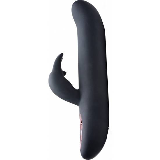 VIBRADOR 10X FLEXING RABBIT VIBRATOR - BLACK - Estimuladores Mariposas y Conejitos - Sex Shop ARTICULOS EROTICOS