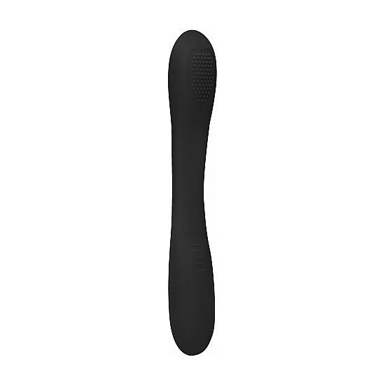 VIBRADOR FLEXIBLE DOBLE PENETRACIÓN - NEGRO - Juguetes Sexuales Vibradores Doble - Sex Shop ARTICULOS EROTICOS