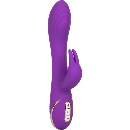 VIBRADOR HEATED ROTATING G RABBIT - MORADO - Juguetes Sexuales Vibradores Doble - Sex Shop ARTICULOS EROTICOS