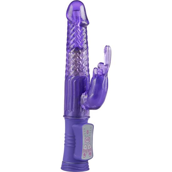 VIBRADOR HUGGING MARIPOSA MORADO - Estimuladores Mariposas y Conejitos - Sex Shop ARTICULOS EROTICOS