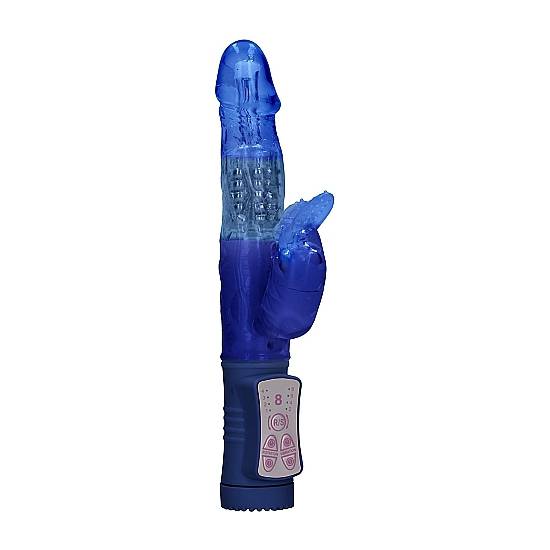 VIBRADOR RAMPANTE BEETLE CON ROTACIÓN - AZUL - Estimuladores Mariposas y Conejitos - Sex Shop ARTICULOS EROTICOS