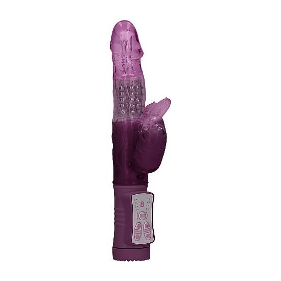 VIBRADOR RAMPANTE BEETLE CON ROTACIÓN - MORADO - Estimuladores Mariposas y Conejitos - Sex Shop ARTICULOS EROTICOS