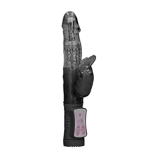 VIBRADOR RAMPANTE BEETLE CON ROTACIÓN - NEGRO - Estimuladores Mariposas y Conejitos - Sex Shop ARTICULOS EROTICOS