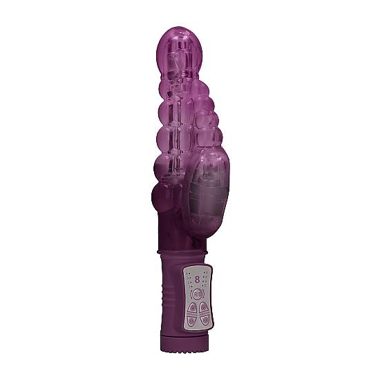 VIBRADOR RAMPANTE BURBUJAS CON ROTACIÓN - MORADO - Estimuladores Mariposas y Conejitos - Sex Shop ARTICULOS EROTICOS