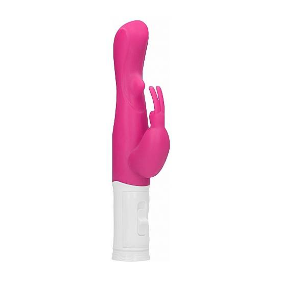 VIBRADOR RAMPANTE CONEJITO CON ROTACIÓN - ROSA - Estimuladores Mariposas y Conejitos - Sex Shop ARTICULOS EROTICOS