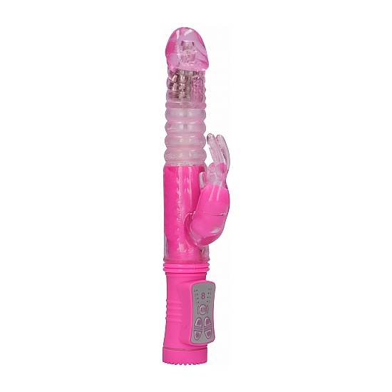 VIBRADOR RAMPANTE THRUSTING RABBIT - ROSA - Estimuladores Mariposas y Conejitos - Sex Shop ARTICULOS EROTICOS