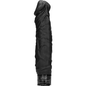 VIBRADOR REALISTA 10 VELOCIDADES 24X5CM - NEGRO - Pene Vibrador - SEXSHOP