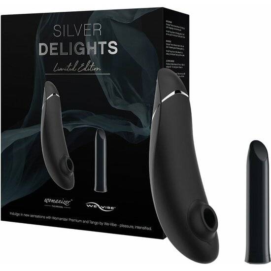 WE-VIBE TANGO WOMANIZER PREMIUM SILVER DELIGHTS COLLECTION - Juguetes Sexuales Succionador Clitoris - Sex Shop ARTICULOS EROTICOS