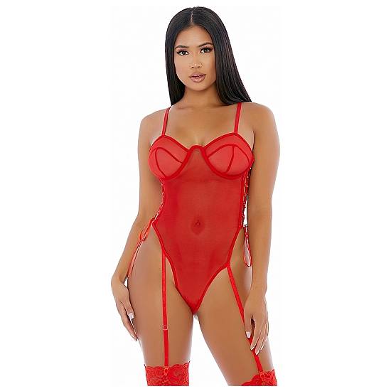 MAKE IT RING BODY ROJO - Lenceria Sexy Femenina - Sex Shop ARTICULOS EROTICOS