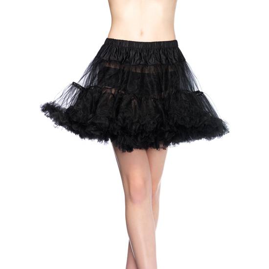 LEG AVENUE PETTICOAT NEGRA - Disfraces Eróticos Disfraz - Sex Shop ARTICULOS EROTICOS