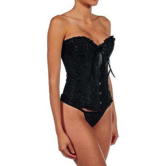 CORSET ATENEA NEGRO - Lenceria Sexy Femenina Corse - Sex Shop ARTICULOS EROTICOS