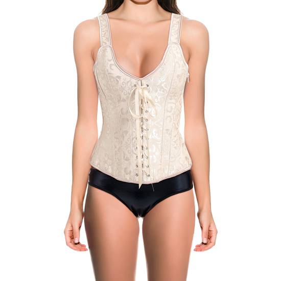 CORSET COUNTRYSIDE CREMA - Lenceria Sexy Femenina Corse - Sex Shop ARTICULOS EROTICOS