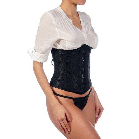 INTIMAX UNDERBUST HESTIA NEGRO - Lenceria Sexy Femenina Corse - Sex Shop ARTICULOS EROTICOS