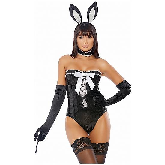 DISFRAZ VOILA SEXY RABBIT - NEGRO - Disfraces Eróticos - Sex Shop ARTICULOS EROTICOS