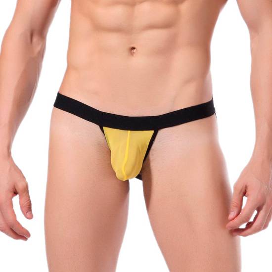 GOODFELLAS SUSPENSORIO AMARILLO - lenceria Sexy Masculina Suspensorio - Sex Shop ARTICULOS EROTICOS