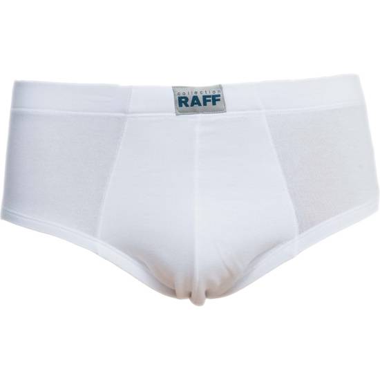 SLIP SKIN ALGODÓN/LICRA CLÁSICO BLANCO  DE RAFF - lenceria Sexy Masculina Slip - Sex Shop ARTICULOS EROTICOS